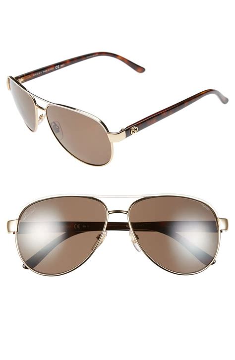 gucci acetate sunglasses round|gucci 58mm polarized aviator sunglasses.